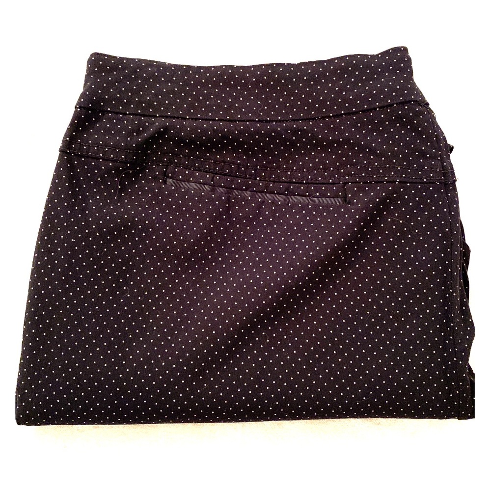Polka Dot Capri Woven Stretchy Capri’s 18W